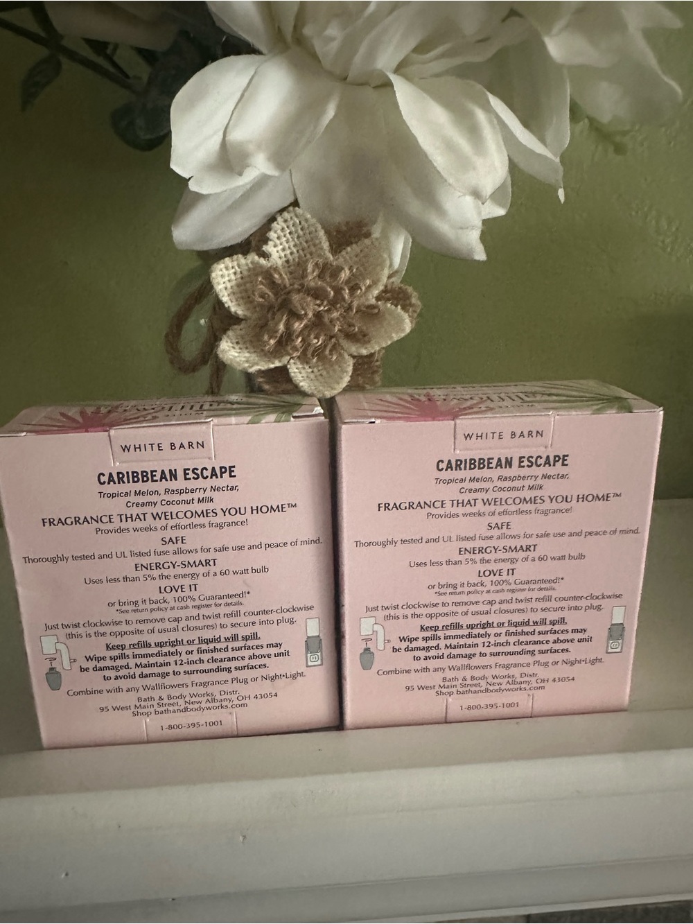 White Barn Wallflowers Caribbean Escape Pink Fragrance Refill - Picture 3 of 3